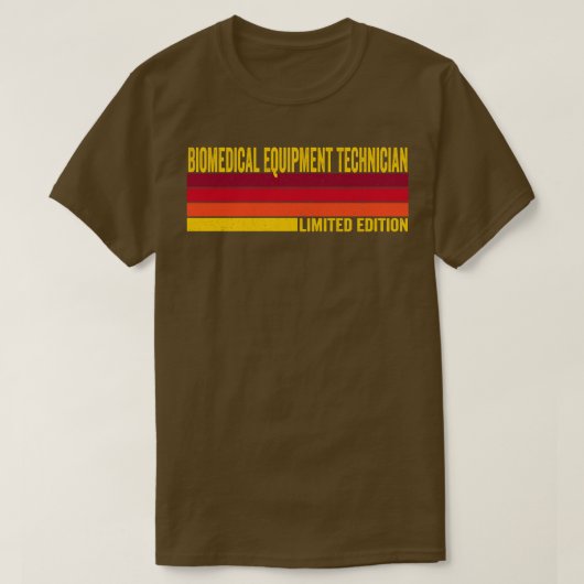 T-shirt Technicien en équipement biomédical (Design devant)