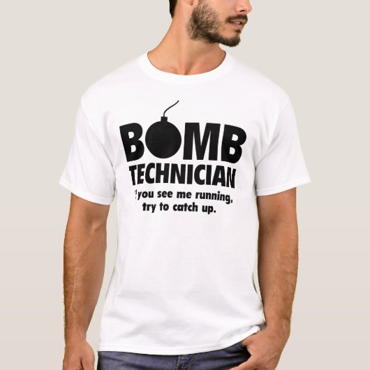 T-shirt Technicien en explosifs (Devant)