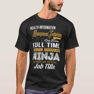 T-shirt Technicien en gestion des informations de santé M