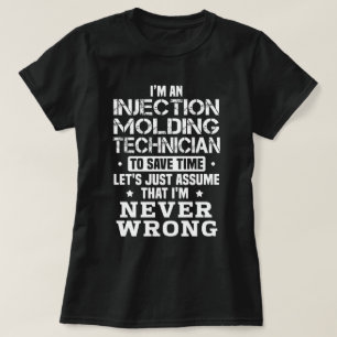 T-shirt Technicien en moulage par injection
