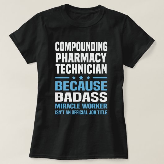 T-shirt Technicien en pharmacie (Design devant)