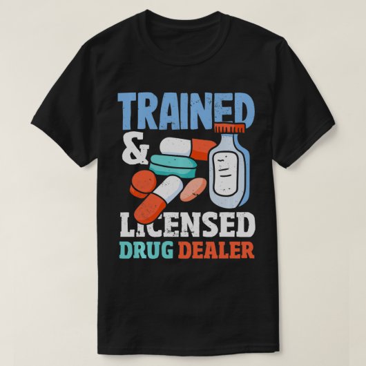 T-shirt Technicien en pharmacie Concessionnaire agréé form (Design devant)