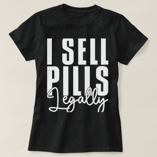 T-shirt Technicien en pharmacie Funny Pharmist Techn Médic (Design devant)