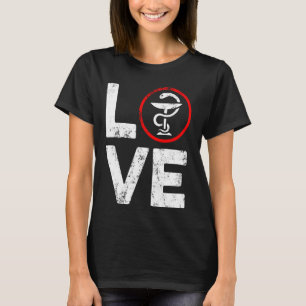 T-shirt Technicien en pharmacie Love Certified Pharma Tech