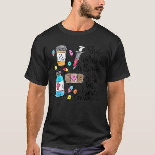 T-shirt Technicien en pharmacie Noël infirmière scolaire d