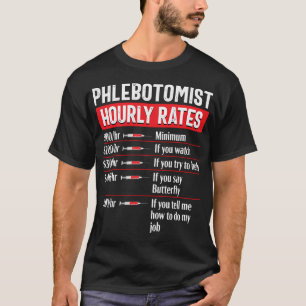T-shirt Technicien en pharmacie Phlebotomiste Infirmière M