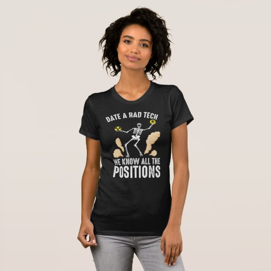 T-shirt Technicien en radiologie Skeleton Xray Rad Tech (Devant entier)