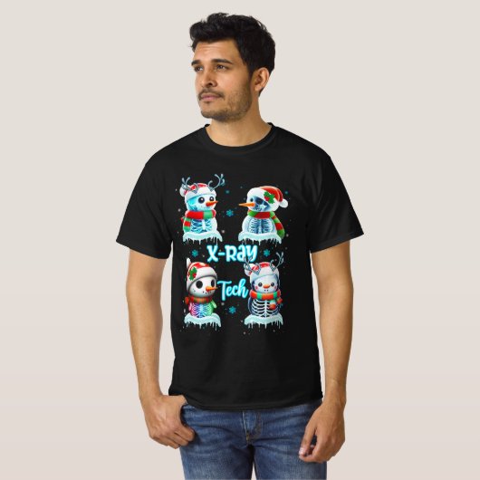 T-shirt Technicien en radiologie X Ray Tech Funny Christma (Devant entier)