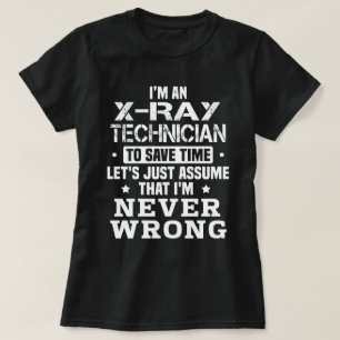 T-shirt Technicien en rayons X