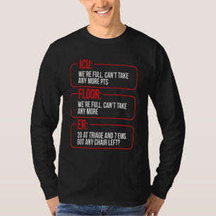 T-shirt Technicien en salle d'urgence Badge Reel ER Tech E