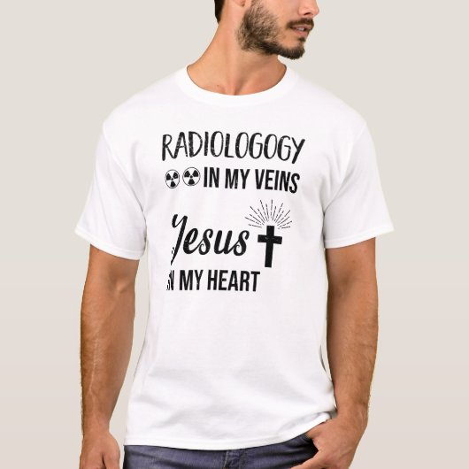 T-shirt Technicien en santé Radiologiste Jésus X-Ray X-ray (Devant)