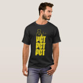 T-shirt Technicien en soins aux patients PCT Médicale Tech (Devant entier)
