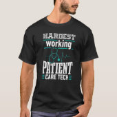 T-shirt Technicien en soins aux patients PCT Médicale Tech (Devant)