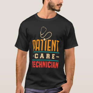 T-shirt Technicien en soins aux patients PCT Médicale Tech