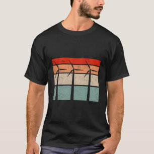 T-shirt Technicien en turbines éoliennes Énergie éolienne