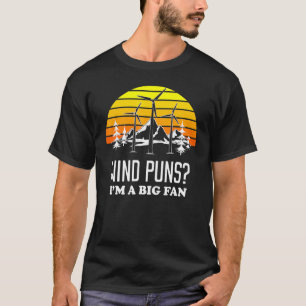 T-shirt Technicien en turbines éoliennes pour gros ventila