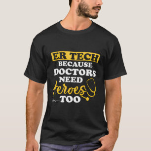 T-shirt Technicien Er Du Département D'Urgence