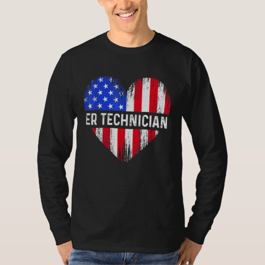 T-shirt Technicien Er Salle d'Urgence Tech 16 (Devant)