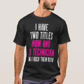 T-shirt Technicien Er Salle d'Urgence Tech 25 (Devant)