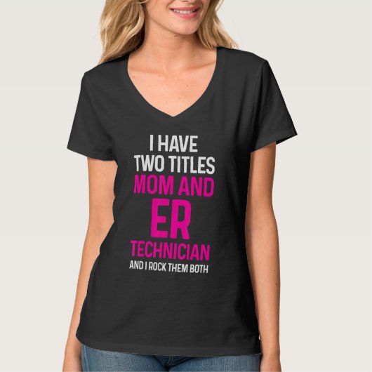 T-shirt Technicien Er Salle d'Urgence Tech 35 (Devant)