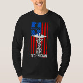 T-shirt Technicien Er Salle D'Urgence Tech 37 (Devant)