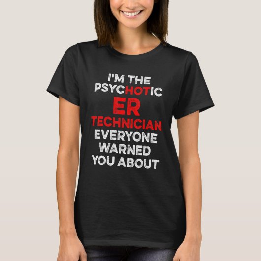 T-shirt Technicien Er Salle D'Urgence Tech 38 (Devant)