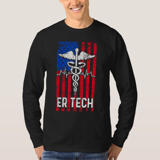 T-shirt Technicien Er Salle d'Urgence Tech 4 (Devant)