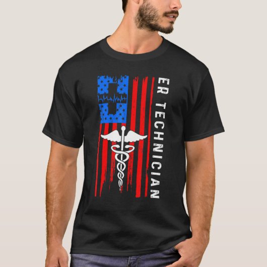 T-shirt Technicien Er Salle d'Urgence Tech 41 (Devant)