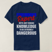 T-shirt Technicien expert Fireworks 4 juillet (3) (Design devant)