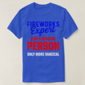T-shirt Technicien expert Fireworks 4 juillet (3) (Design devant)