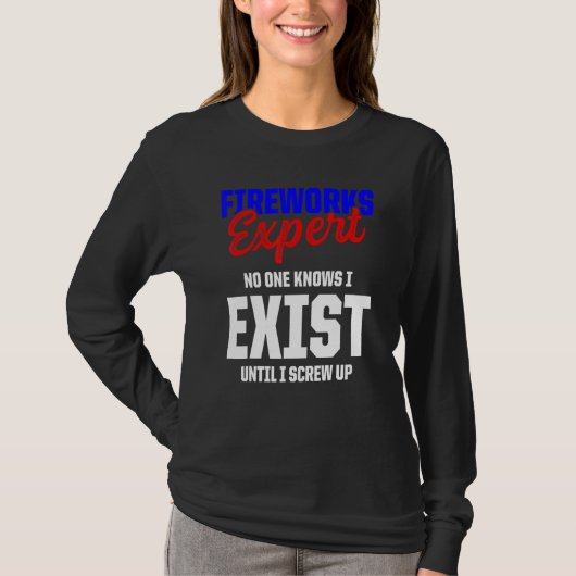 T-shirt Technicien expert Fireworks 4 juillet 5 (Devant)