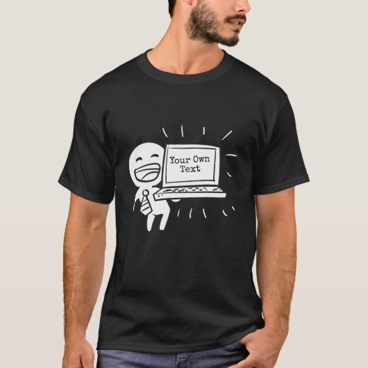 T-shirt Technicien heureux ! (Devant)