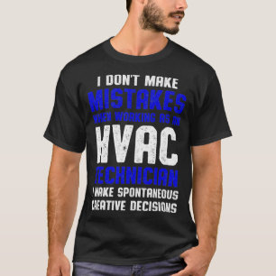 T-shirt Technicien HVAC Avertissement Drôle Technique HVAC