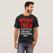 T-shirt Technicien HVAC Funny HVAC Tech Premium _51 (Devant entier)