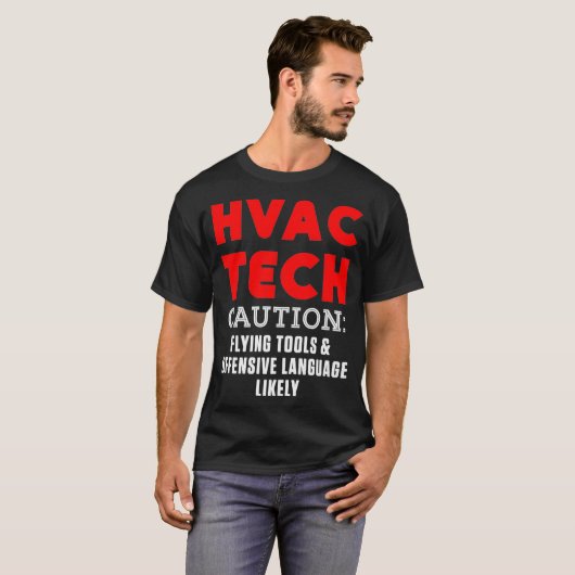 T-shirt Technicien HVAC Funny HVAC Tech Premium _51 (Devant entier)