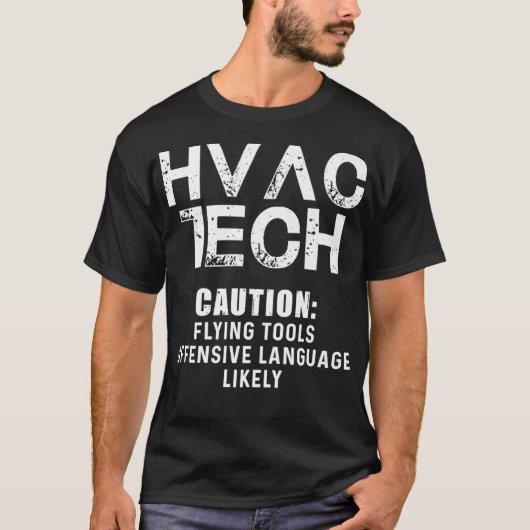 T-shirt Technicien HVAC Funny HVAC Tech Premium _71 (Devant)