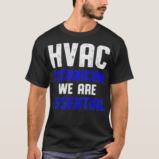 T-shirt Technicien HVAC Funny Tech HVAC (Devant)