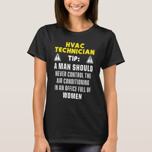 T-shirt Technicien Hvac Hvac Tech 1 (Devant)