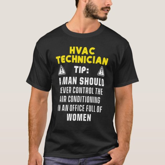 T-shirt Technicien Hvac Hvac Tech 1 (Devant)
