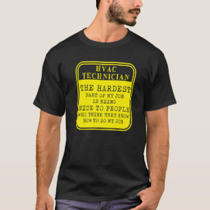 T-shirt Technicien Hvac Hvac Tech 17