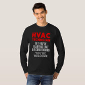 T-shirt Technicien Hvac Hvac Tech 6 (Devant entier)