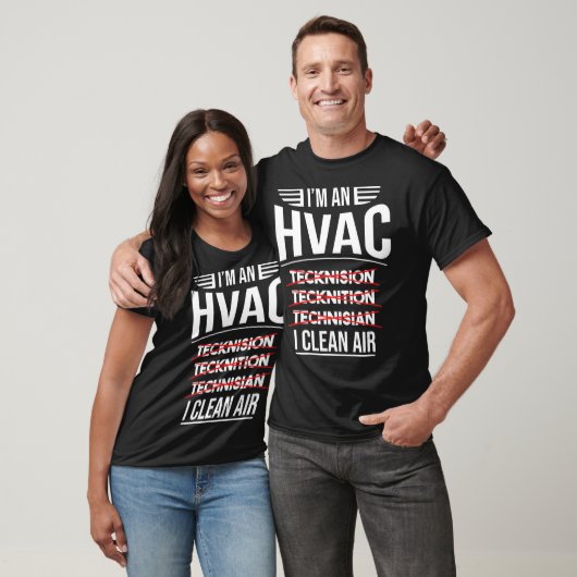 T-shirt Technicien Hvac Im et HVAC I clean Air HVAC Tech (Unisexe)