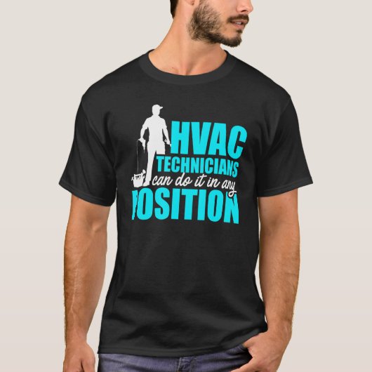 T-shirt Technicien Hvac N'Importe Quel Poste Tech Hvac (Devant)