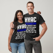 T-shirt Technicien HVAC Pièce Drôle Technique HVAC  (Unisexe)