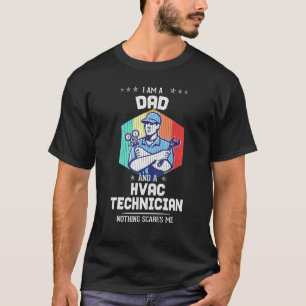 T-shirt Technicien Hvac Tech Ac Vintage Hvac Papa