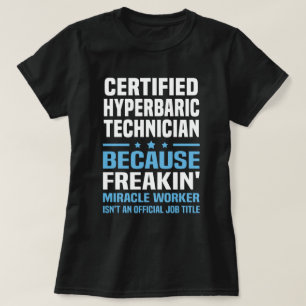 T-shirt Technicien hyperbarique certifié