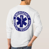 T-shirt Technicien Médicale de secours d'EMT (Dos)
