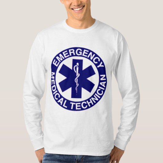 T-shirt Technicien Médicale de secours d'EMT (Devant)