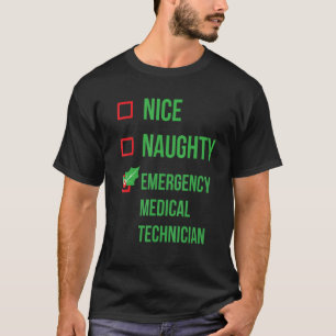 T-shirt Technicien Médicale d'urgence Funny Pajama Christm