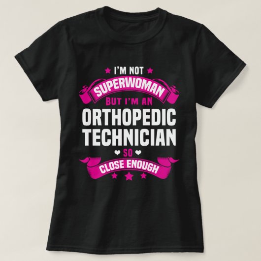 T-shirt Technicien orthopédique (Design devant)